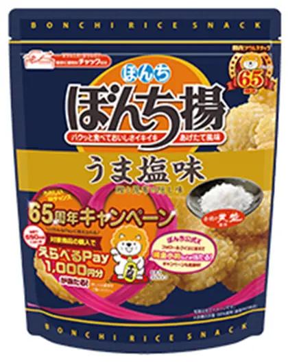 85gぼんち揚 うま塩味 チャック付